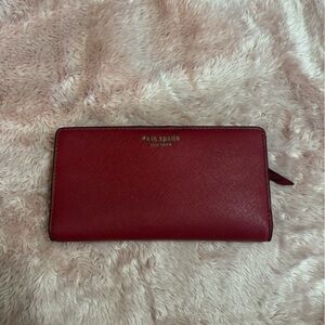 Kate Spade Burgundy Leather Wallet